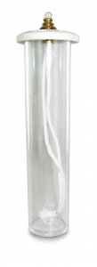 Copertina di 'cartuccia trasparente per finta candela diametro 2,5 e 3,2 cm'