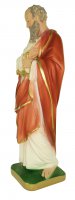 Immagine di 'Statua San Paolo con spada, in gesso dipinta a mano - 33 cm'