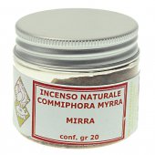 Incenso naturale commiphora myrra in grani fragranza mirra - peso 20 g