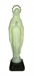 Copertina di 'Statua Madonna di Lourdes fosforescente 30 cm'