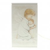 Lume "Angelo con bambino" - dimensioni 19x10,5x10,5 cm