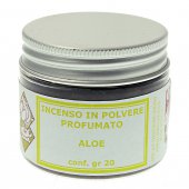 Incenso in polvere profumato fragranza aloe - peso 20 g