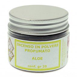 Copertina di 'Incenso in polvere profumato fragranza aloe - peso 20 g'