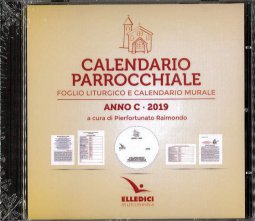 Copertina di 'Calendario parrocchiale. Anno C 2019. Foglio liturgico e calendario murale'