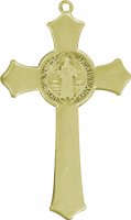 Immagine di 'Croce San Benedetto in zama dorata'