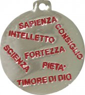 Immagine di 'Medaglia in conio di acciaio "I sette doni dello Spirito Santo"'