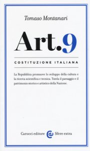 Copertina di 'Costituzione italiana: articolo 9'