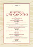 Ephemerides Iuris Canonici. Anno 60 (2020) n. 2