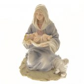 Statua Madonna con bambino e pecora