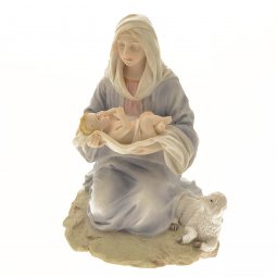 Copertina di 'Statua Madonna con bambino e pecora'