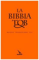 La Bibbia Tob. Nuova traduzione Cei. Ediz. rilegata - vari Autori