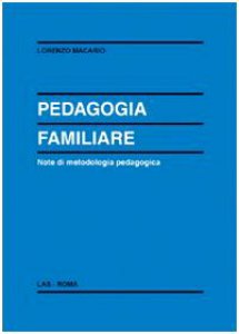 Copertina di 'Pedagogia familiare'