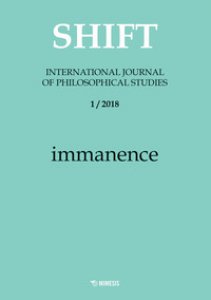 Copertina di 'Shift. International journal of philosophical studies (2018)'