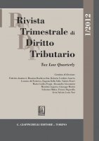 Rivista Trimestrale di Diritto Tributario  1/2012 - AA.VV.
