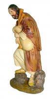 Immagine di 'Statuine presepe: Pastore con zampogna linea Martino Landi per presepe da cm 10'
