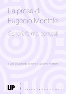 Copertina di 'La prosa di Eugenio Montale. Generi, forme, contesti'