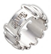 Anello rosario argento mm 19