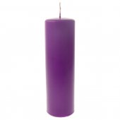 Cero per altare viola opaco - altezza 20 cm