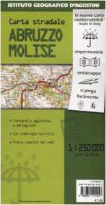 Copertina di 'Abruzzo, Molise 1:250.000'