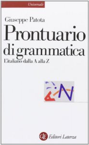 Copertina di 'Prontuario di grammatica. L'italiano dalla A alla Z'