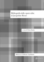 Bibliografia delle opere edite di Jacqueline Risset - Breda Paolo