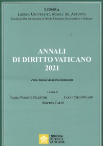 Copertina di 'Annali di diritto Vaticano 2021'