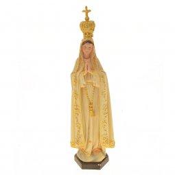 Copertina di 'Statua in resina colorata "Madonna di Fatima" - altezza 18 cm'