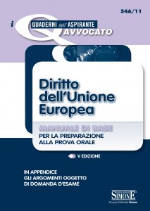 Copertina di 'I quaderni dellAspirante Avvocato - Diritto dell'Unione Europea'