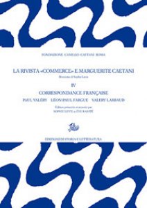 Copertina di 'La rivista Commerce e Marguerite Caetani'