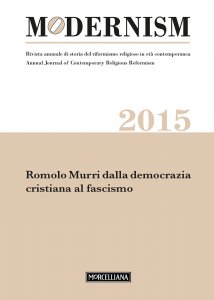 Copertina di 'Modernism. 2015:: Romolo Murri dalla democrazia cristiana al fascismo.'