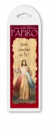 Segnalibro in papiro "Gesù, confido in Te!" - altezza 17,5 cm