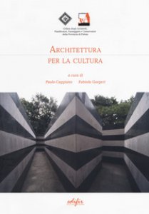 Copertina di 'Architettura per la cultura'