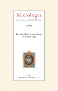Copertina di 'Micrologus. Nature, sciences and medieval societes. Ediz. italiana, inglese e francese (2019)'