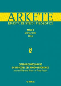 Copertina di 'Arkete. Rivista di studi filosofici (2016)'