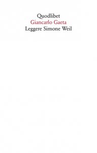 Copertina di 'Leggere Simone Weil'