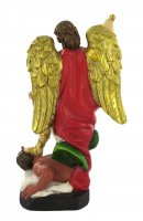 Immagine di 'Statua di San Michele Arcangelo da 12 cm in confezione regalo con segnalibro in IT/EN/ES/FR'