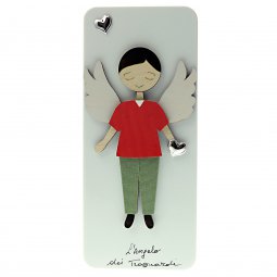Copertina di 'Quadretto MessAngelo "L'angelo dei Traguardi" per lui - dimensioni 22 x 9,5 cm'