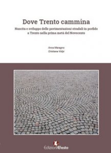 Copertina di 'Dove Trento cammina. Nascita e sviluppo delle pavimentazioni stradali in porfido a Trento nella prima metà del Novecento'
