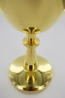 Immagine di 'Calicino in metallo dorato - 14 cm'
