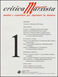 Copertina di 'Critica marxista (2016)'