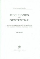 Decisiones seu sententiae - Rotae Romanae Tribunal