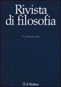 Copertina di 'Rivista di filosofia (2016)'