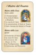 Card "I misteri del rosario"