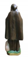 Immagine di 'Statua di Sant'Antonio Abate / Eremita in gesso dipinta a mano - 60 cm'