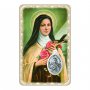 Card "Santa Teresa di Lisieux" con preghiera e medaglia - (10 pezzi)