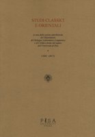 Studi classici e orientali (2017)