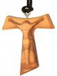 Tau con Cristo in rilievo con laccio - dimensioni 3,5x3,2 cm