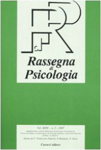 Copertina di 'Rassegna di psicologia (2007)'