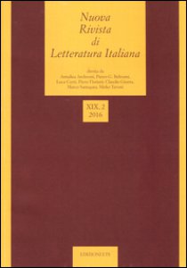 Copertina di 'Nuova rivista di letteratura italiana (2016)'