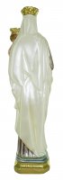 Immagine di 'Statua Madonna del Carmine in gesso madreperlato dipinta a mano - 40 cm'